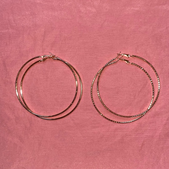Target Jewelry Large Hoop Earrings Set Poshmark